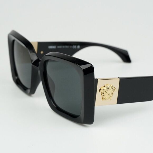NEW Versace VE4467U GB1/87 Black Grey Butterfly Women Sunglasses VE 4467U main image 9